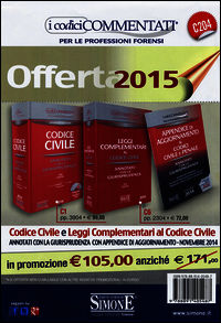 9788891405487 - Codice civile­Leggi complementari al codice civile­Appendice di aggiornamento ai codici civile e penale. Annotati con la