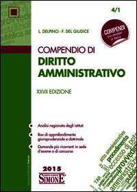 9788891406019 - Compendio di diritto amministrativo