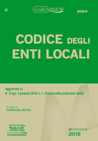 9788891416421 - Codice degli enti locali. Ediz. minor