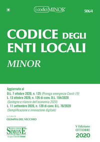 9788891425836 - Codice degli enti locali. Ediz. minor
