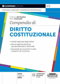 9788891432407 - Compendio di diritto costituzionale
