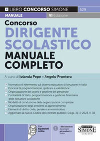 9788891435347 - Concorso dirigente scolastico. Manuale completo. Con espansioni online