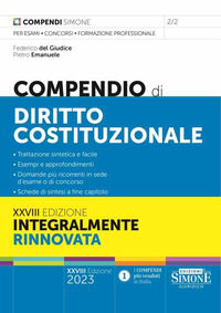 9788891435361 - Compendio di diritto costituzionale