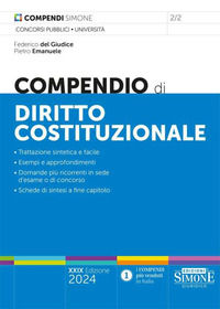 9788891439154 - Compendio di diritto costituzionale