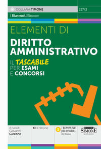9788891443229 - Elementi di diritto amministrativo
