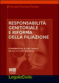 9788891603470 - Responsabilità genitoriale e riforma della filiazione