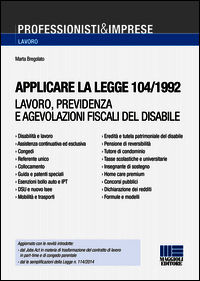 9788891611017 - Applicare la legge 104/1992