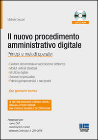 9788891621603 - Il nuovo procedimento amministrativo digitale. Con CD-ROM