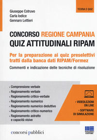 9788891631466 - Concorso regione Campania. Quiz attitudinali RIPAM. Con videolezioni e software di simulazione