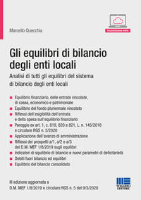 9788891641564 - Gli equilibri di bilancio degli enti locali