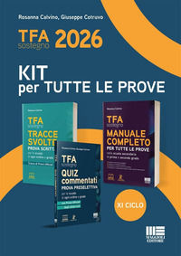 9788891683328 - TFA sostegno 2026. Kit per tutte le prove. Con software di simulazione