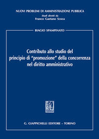 9788892108981 - Contributo allo studio del principio di «promozione» della concorrenza nel diritto amministrativo