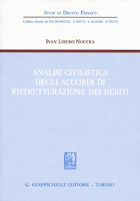 9788892109964 - Analisi civilistica degli accordi di ristrutturazione dei debiti