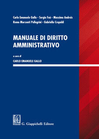 9788892137011 - Manuale di diritto amministrativo