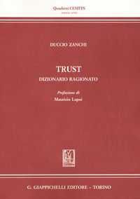 9788892138322 - Trust. Dizionario ragionato