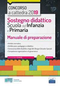 9788893623032 - Sostegno didattico scuola dell'infanzia e primaria. Manuale di preparazione
