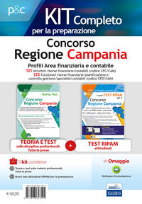 9788893623599 - Concorso Regione Campania. Kit profili area finanziaria contabile. Con software di simulazione