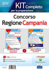 9788893623629 - Concorso Regione Campania. Kit completo per la preparazione: Teoria e test sulle materie professionali-Nuovi test attitu