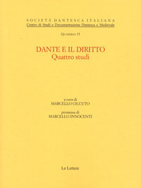 9788893665513 - Dante e il diritto. Quattro studi