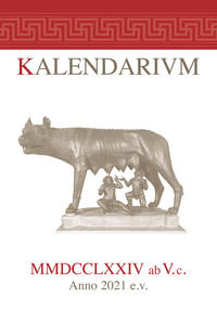 9788894261356 - Kalendarivm MMDCCLXXIV ab V. c. Anno 2021 e.v.