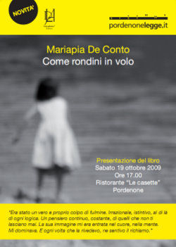 9788895734033 - Come rondini in volo