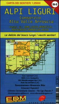 9788896107492 - IM8 Valle Arroscia. Passeggiate, sentieri