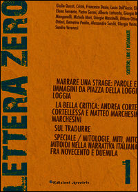 9788896583838 - Lettera zero. Vol. 1