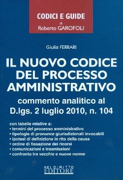 9788896814246 - Il nuovo codice del processo amministrativo