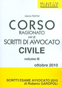 9788896814451 - Corso ragionato per gli scritti di avvocato civile. Vol. 3
