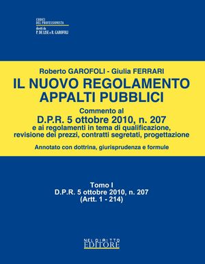 9788896814611 - Il nuovo regolamento appalti pubblici
