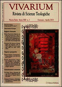 9788897632306 - Vivarium. Rivista di scienze teologiche (2013). Vol. 1