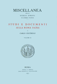 9788897808770 - Studi e documenti sulla Roma sacra. Vol. 2