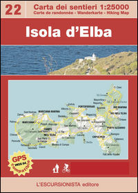 9788898520459 - Isola d'Elba. Grande travèrsée de l'Ile d'Elbe. Con carta escursionistica 1:25.000. Ediz. francese