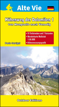 9788898520473 - Hohenweg der Dolomiten 1. Von Monguelfo nach Venedig