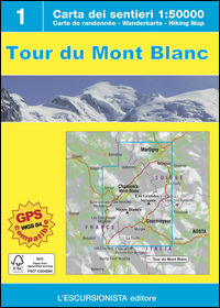 9788898520503 - Tour du Mont Balnc. Con carta escursionistica 1:50.000
