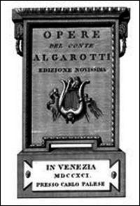9788898877041 - Opere del conte Algarotti (rist. anast. Venezia, 1791)