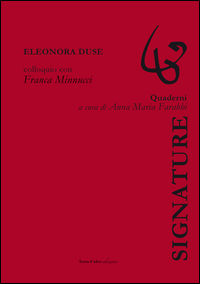9788899089306 - Eleonora Duse. Colloquio con Franca Minnucci