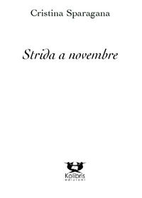 9788899274283 - Strida a novembre