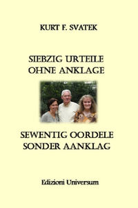 9788899803254 - Siebzig urteile ohne anklage