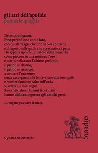9788899816834 - Gli atti dell'apolide