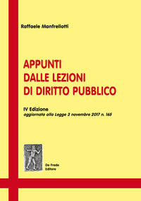 9788899926113 - Appunti dalle lezioni di diritto pubblico