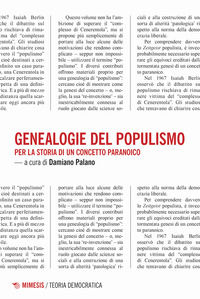 9791222303420 - Genealogie del populismo. Per la storia di un concetto paranoico