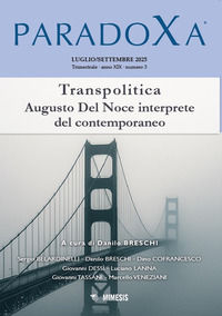 9791222323824 - Paradoxa (2025). Vol. 3: Transpolitica. Augusto Del Noce interprete del contemporaneo