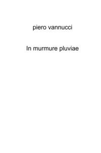 9791222813592 - In murmure pluviae