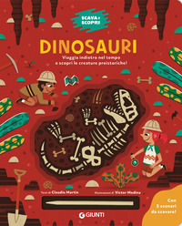 9791223207406 - Dinosauri. Scava e scopri. Ediz. a colori. Con bastoncino per scavare