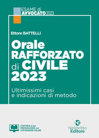 9791254702369 - Orale rafforzato di civile 2023. Ultimissimi casi e indicazioni di metodo. Con espansione online