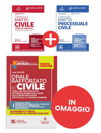 9791254702390 - Compendio di diritto civile-Compendio di diritto processuale civile-Orale rafforzato di diritto civile. Nuova ediz.