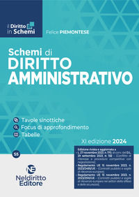 9791254705490 - Schemi di diritto amministrativo 2024