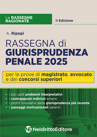 9791254708460 - Rassegna ragionata di diritto penale 2025