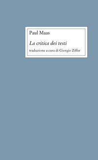 9791256931606 - La critica dei testi